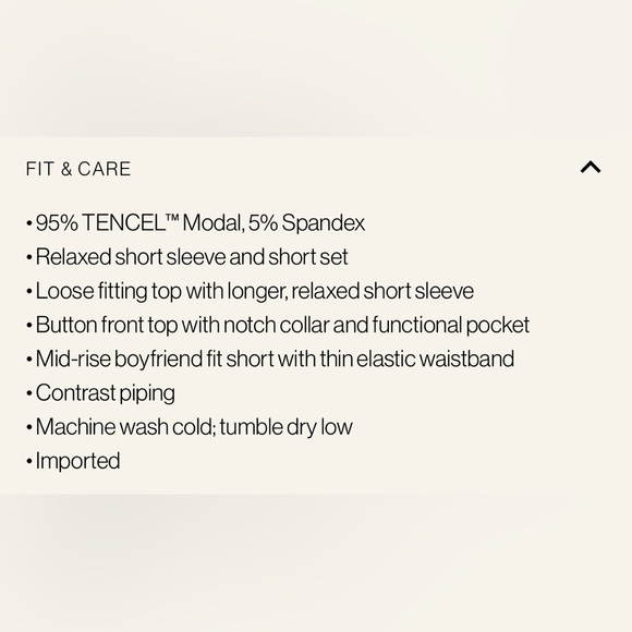 NWT! Eberjey Gisele Tencel Modal Relaxed Short Pajamas - Picture 7 of 7